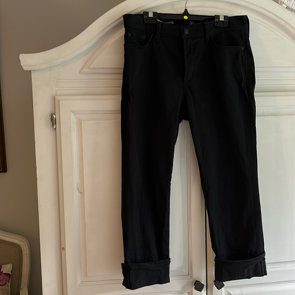 NYDJ Dayla wide cuff capri in black - Picture 2 of 11